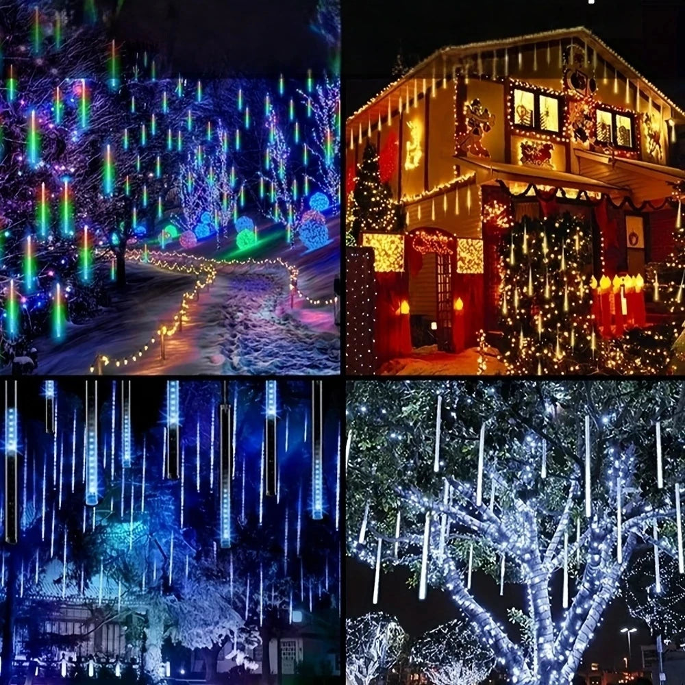 30CM Meteor Shower LED Light for Christmas Decoration