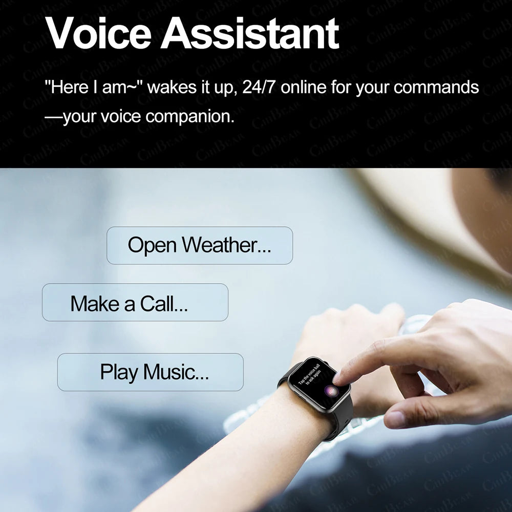 SmartWatch 2025 - Màn Lớn, Kết Nối Bluetooth