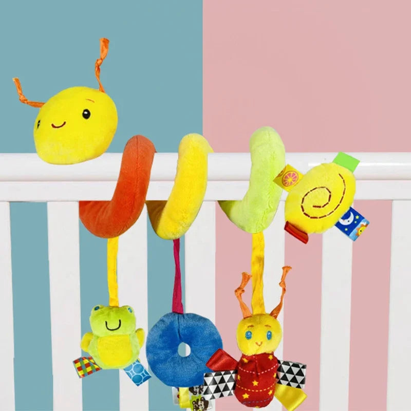 Soft Spiral Crib Toy for Newborns
