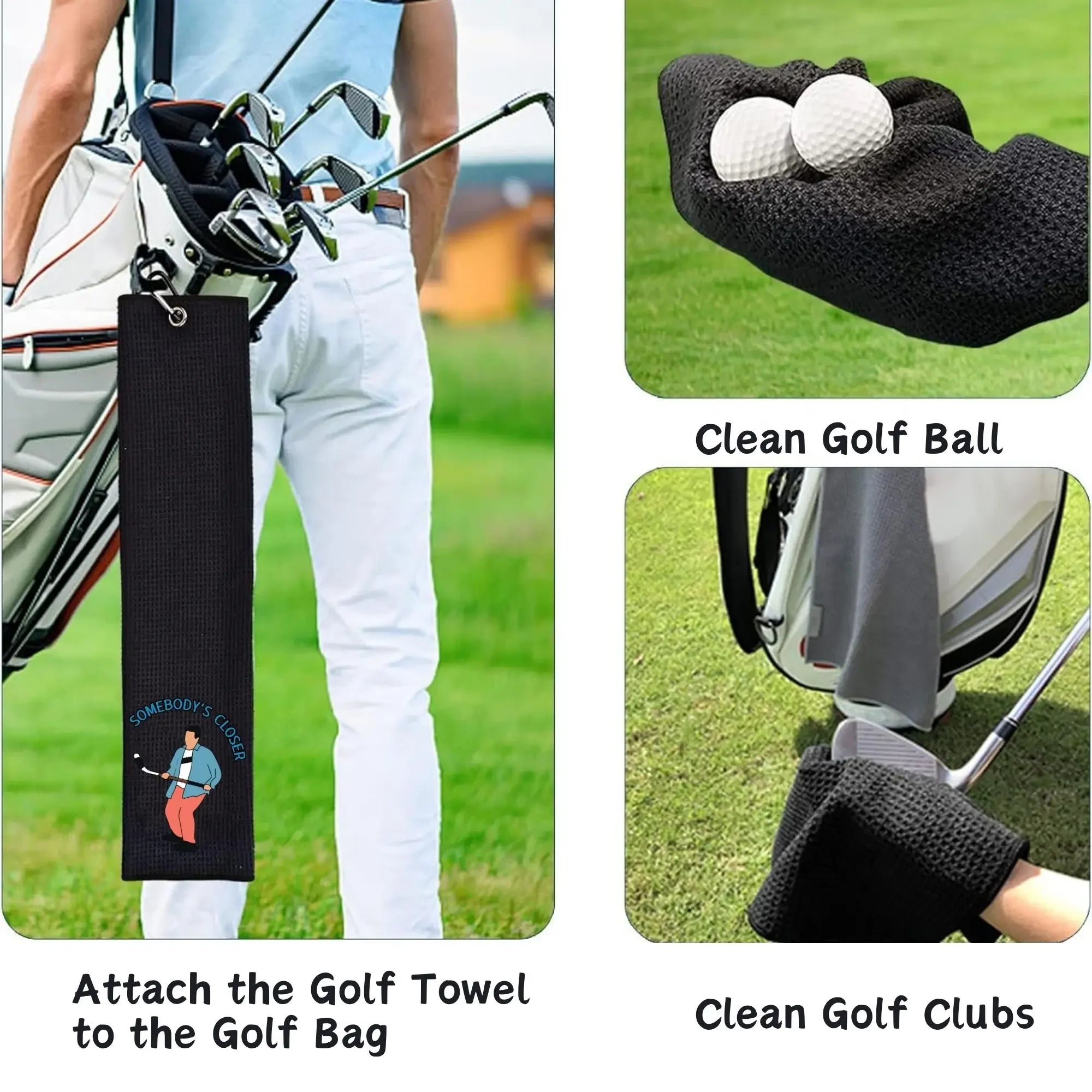 Fun Golf Towel - Super Absorbent, Durable and Beautiful