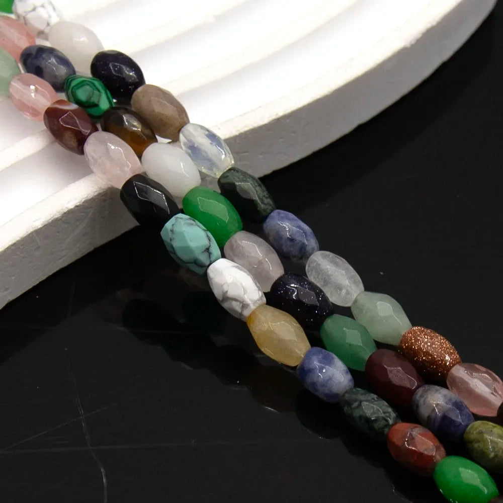 6x9mm Amethyst Column Beads Jewelry