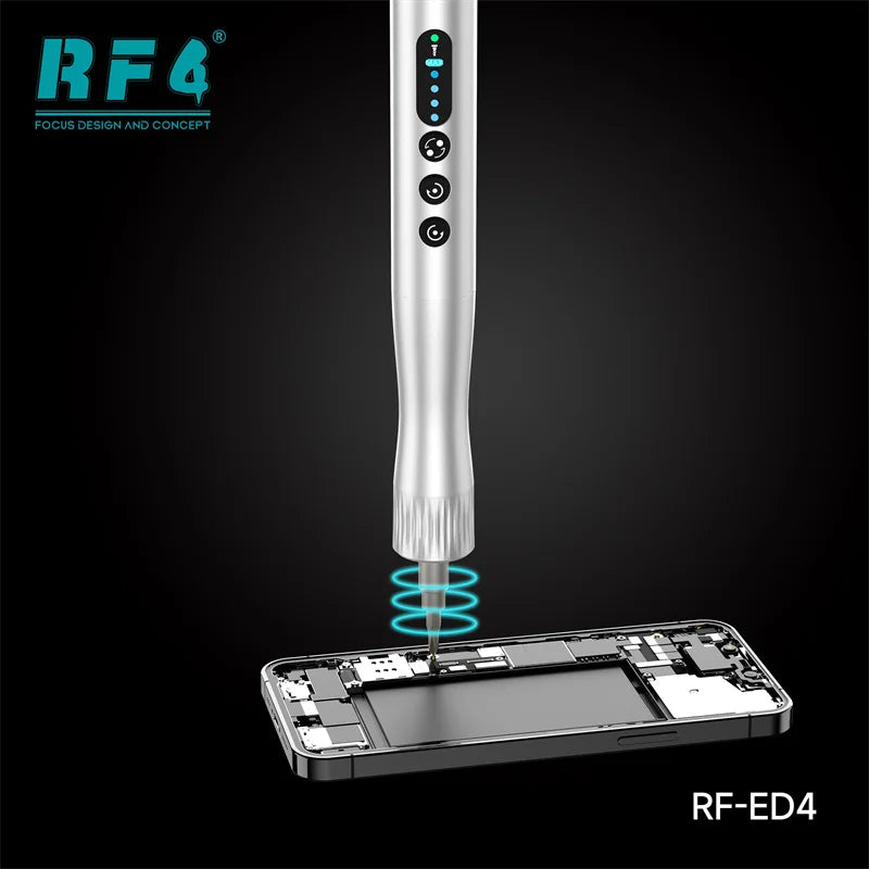 RF4 RF-ED4/RF-ED4S Electric Screwdriver Set with Four Torque Level Dual Rotary USB Rechargeable Hand Drill Repair Power Tool