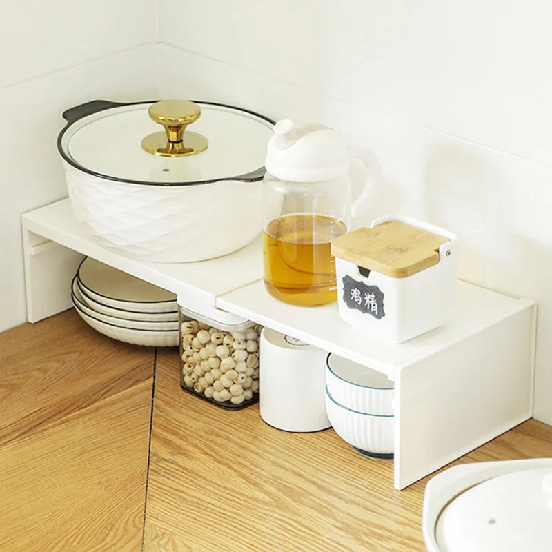 ABS Multi-Function Kitchen Rack - Convenient Organizer Shelf