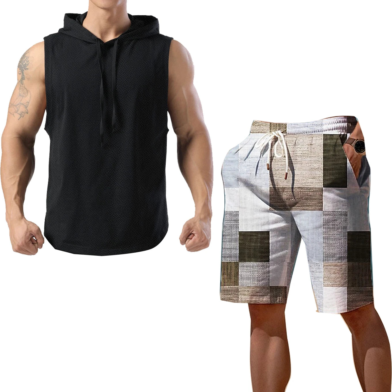 Áo Thun Nam Thể Hình 2025 - Tank Top Cộc Tay Sành Điệu