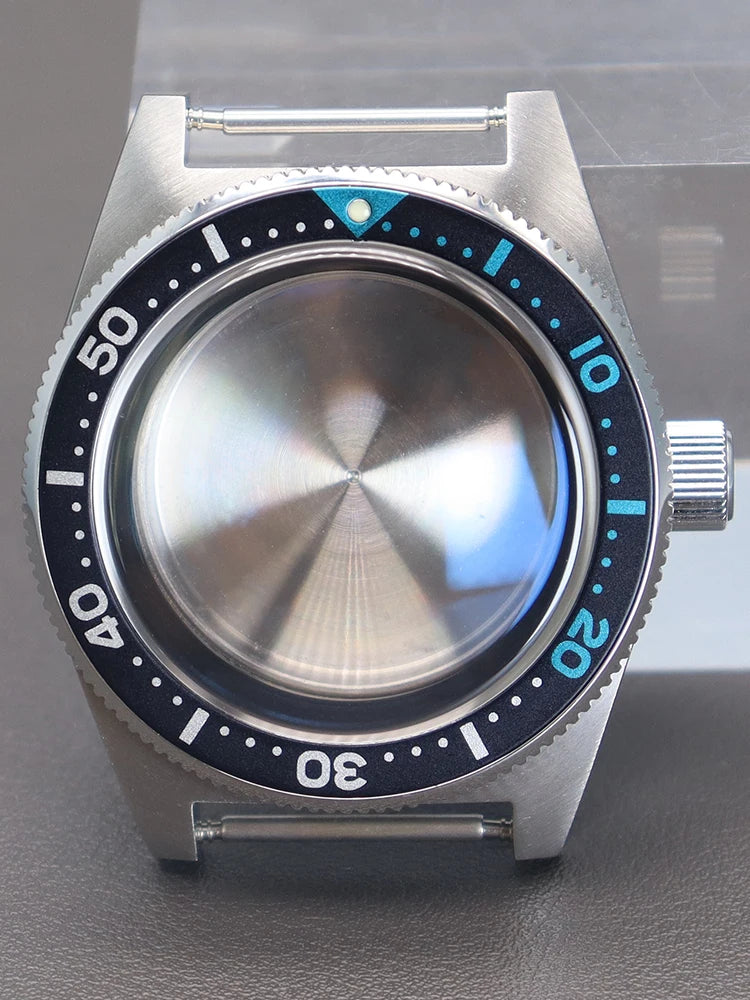 Modified Seiko 62MAS Diving 40mm Vintage Watch Cases Bubble Sapphire Crystal Glass Fit NH34 NH35 NH36 NH38 Movement 28.5mm Dial - Daisan Mart