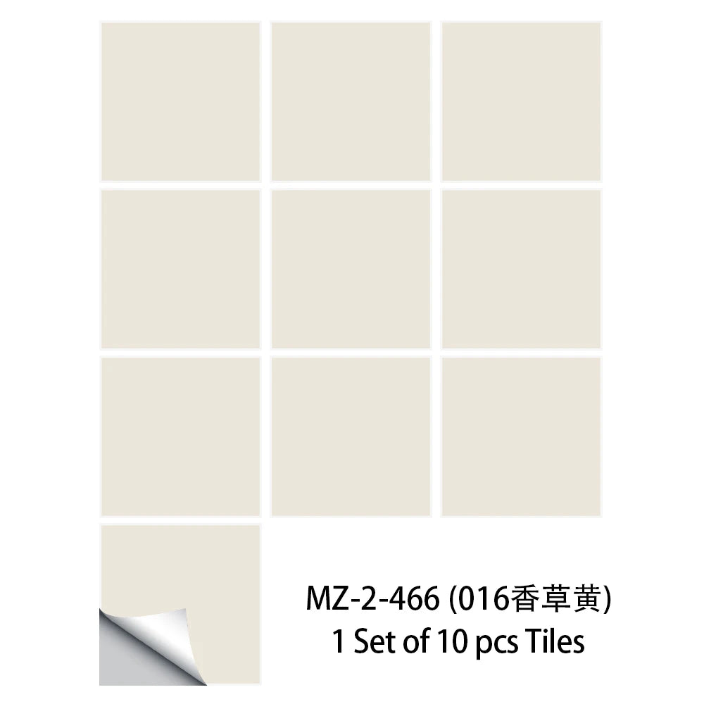 10 pieces of waterproof turquoise wall tiles