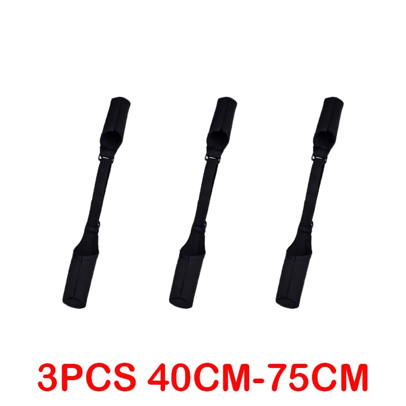 1-5PCS Cover Protector for Fishing Rod Tube Case Fishing Pole Sleeves Belt Fishing Rod Socks Srtap Rod Protector Adjustable