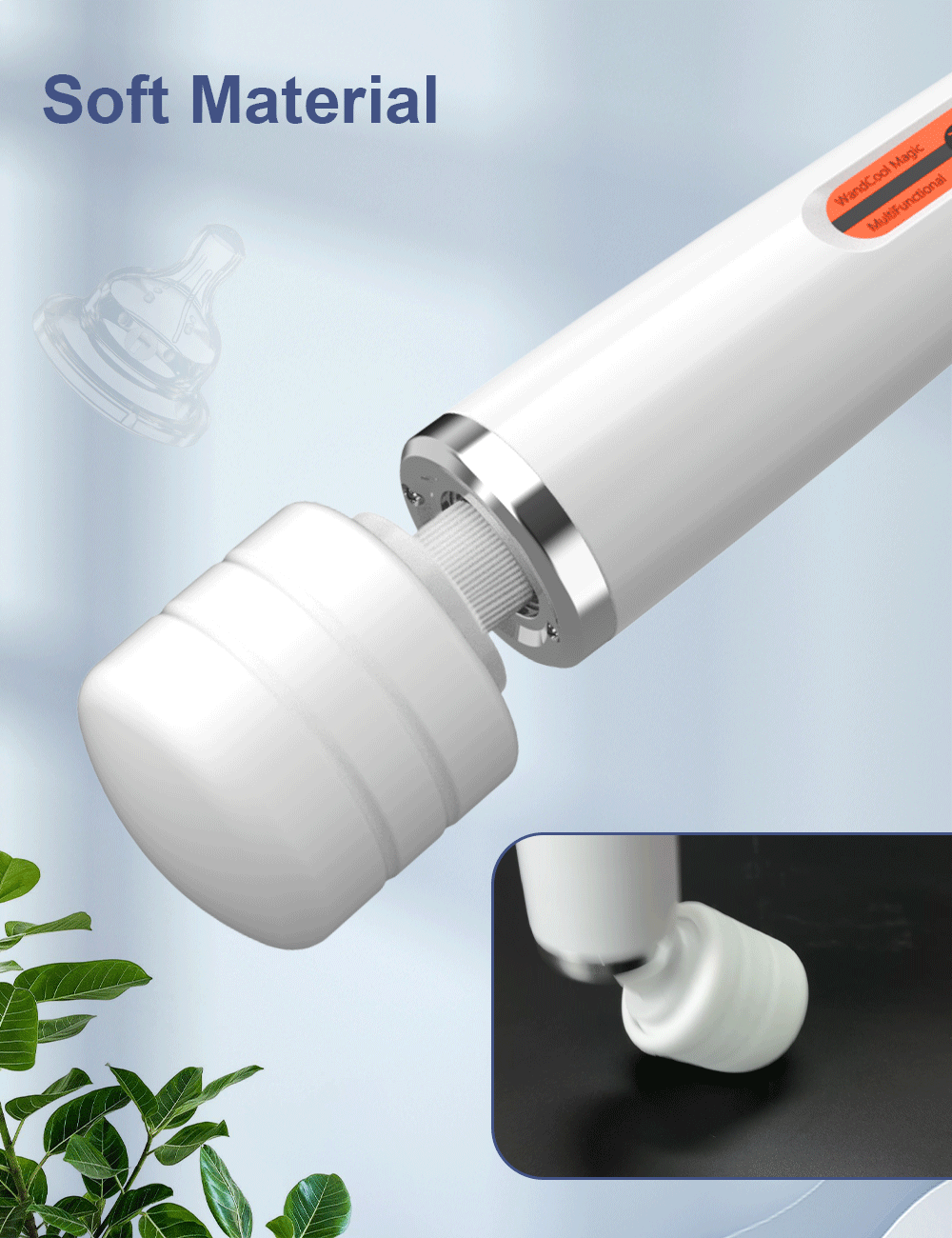 Multi-function G-Spot Stimulating Vibrating Magic Wand for Women