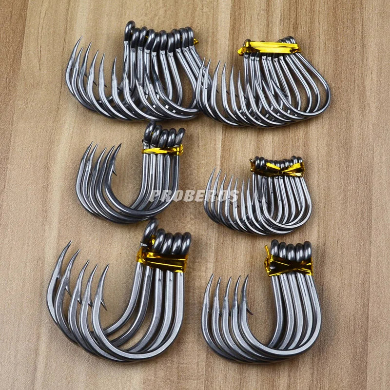 Lưỡi Câu Jig Biển Chống Gỉ, Thép Carbon Cao Cấp