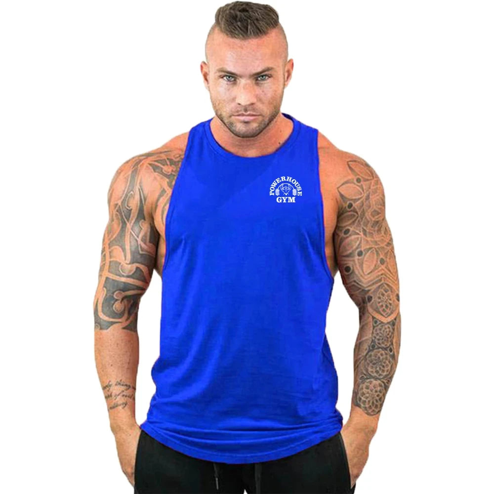 Men's Gym Shirt - Muscle Bodybuilding Tanktop