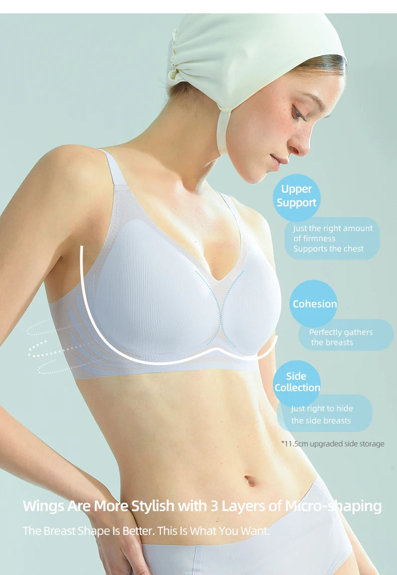Sujiin Cool Smooth Wireless Support Bra MX159A