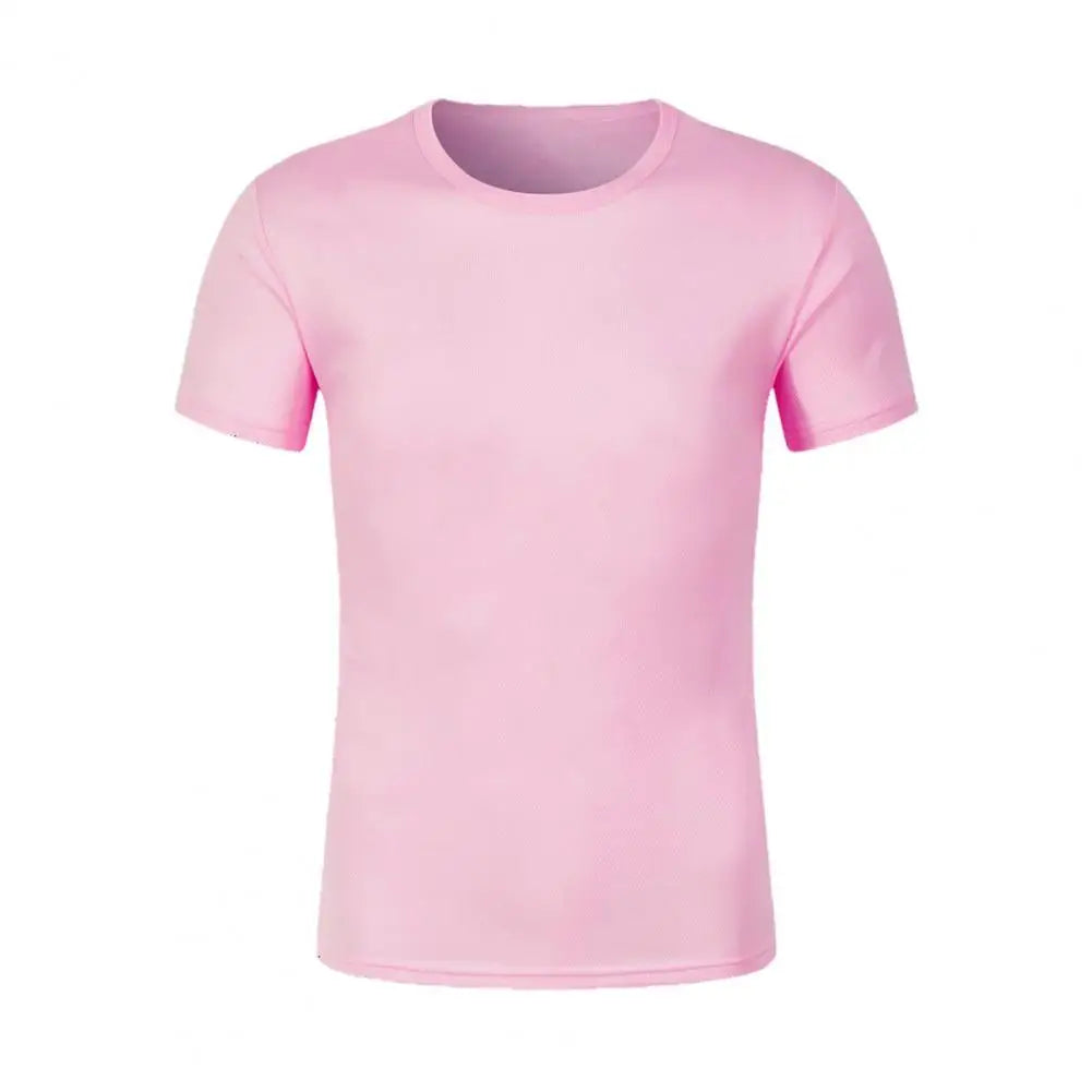 Unisex Quick Dry Running T-Shirt with Exquisite Edges