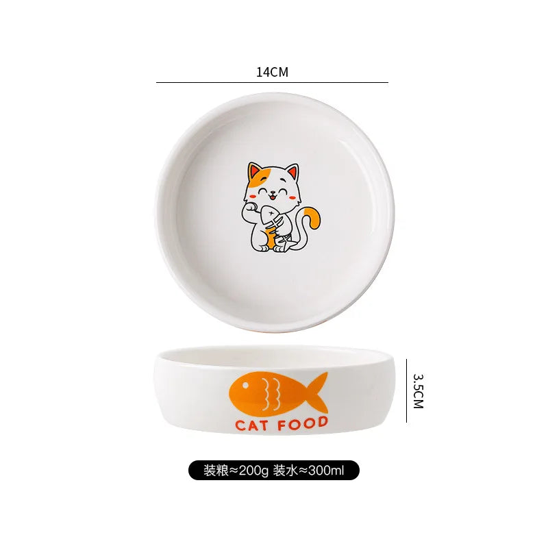 Ceramic Bowls for Dogs and Cats - Convenient Food and Drink