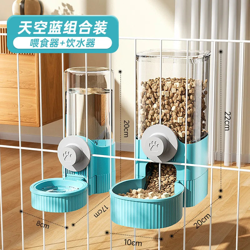 OUWO Pet Water Dispenser Feeder Hanging Automatic Water Dispenser Feeder Food Bowl Pet Supplies - Daisan Mart
