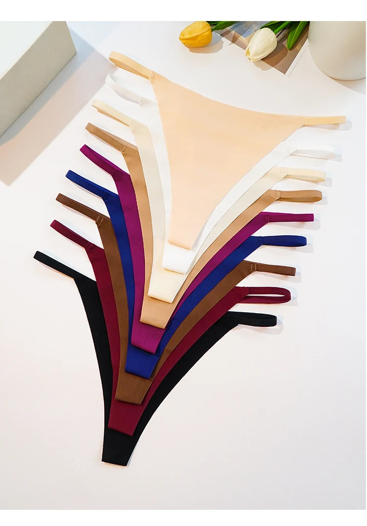 Set of 6 Sexy Seamless Low-Waist Women's Panties