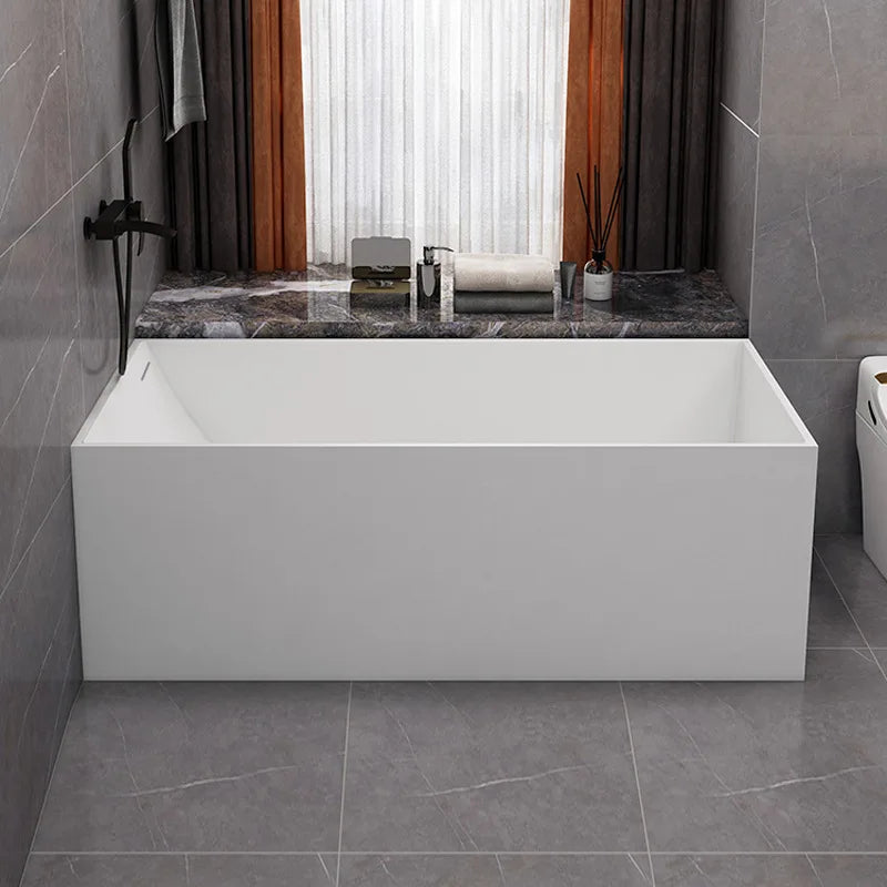Freestanding Artificial Stone Bathtub For Small Apartments