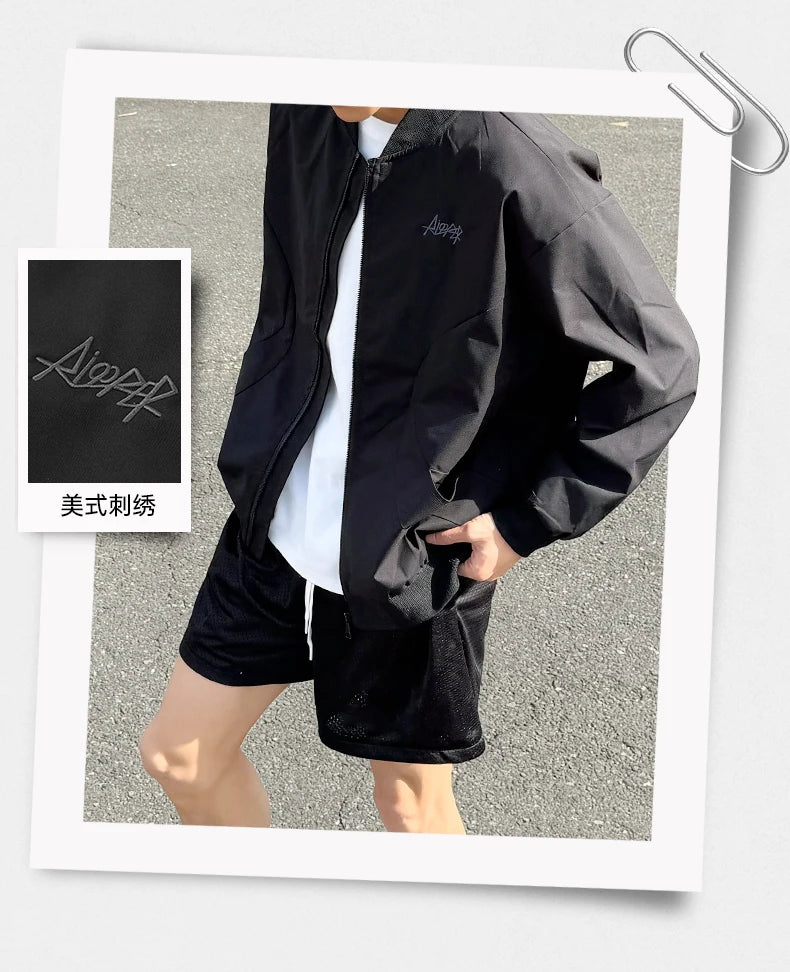 RIGORER men's sports jacket windproof embroidered logo