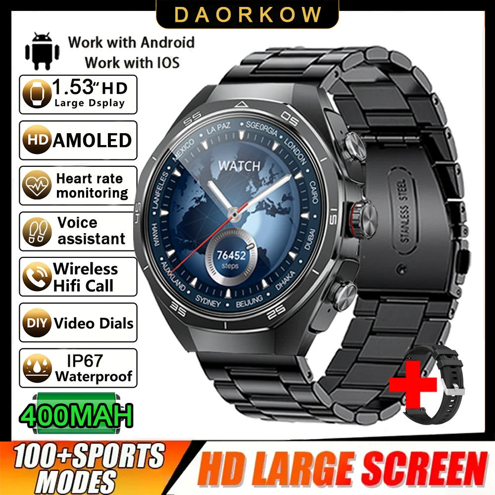 Đồng Hồ Thông Minh TWS 2in1 Chống Nước IP67 Bluetooth