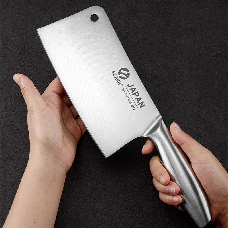 Japanese Stainless Steel Kitchen Knife Set - Chopping, Slicing Meat, Fish, Vegetables