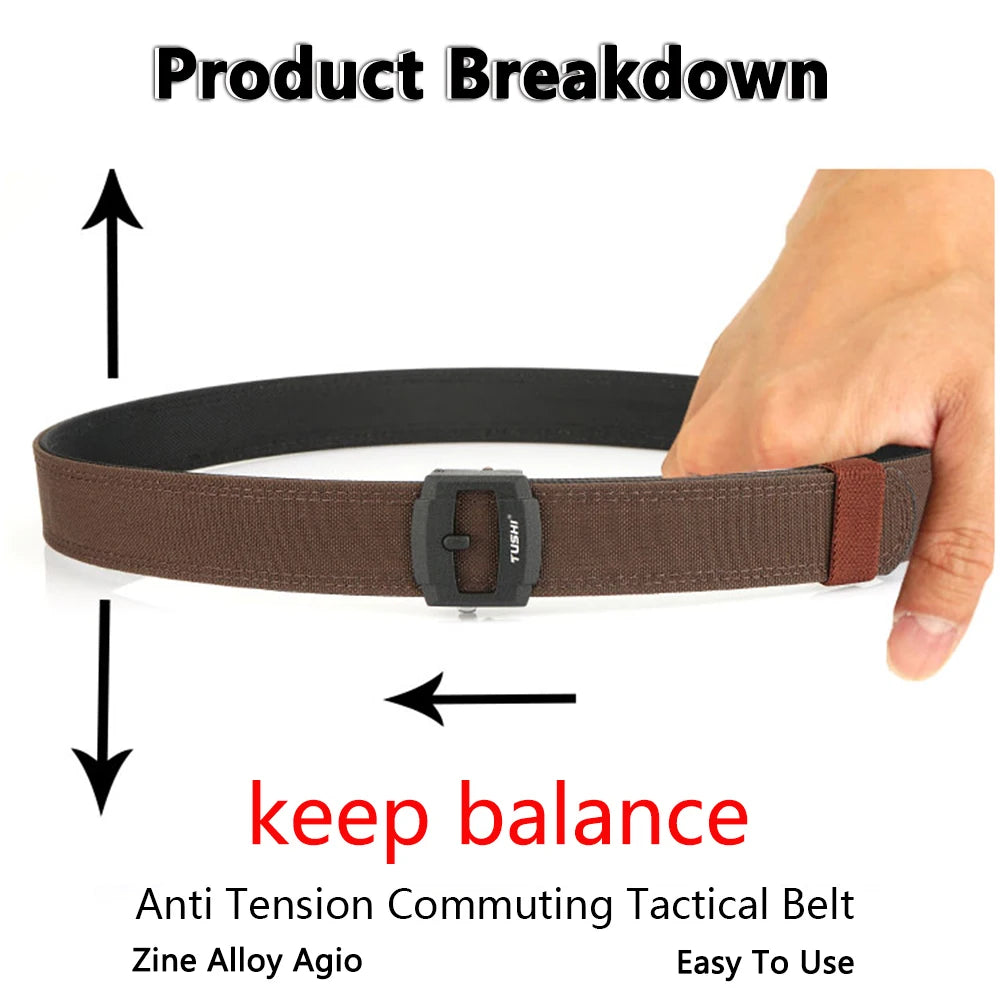 Thắt Lưng Nam Nữ TUSHI Thời Trang Đa Năng Canvas Thoáng Khí