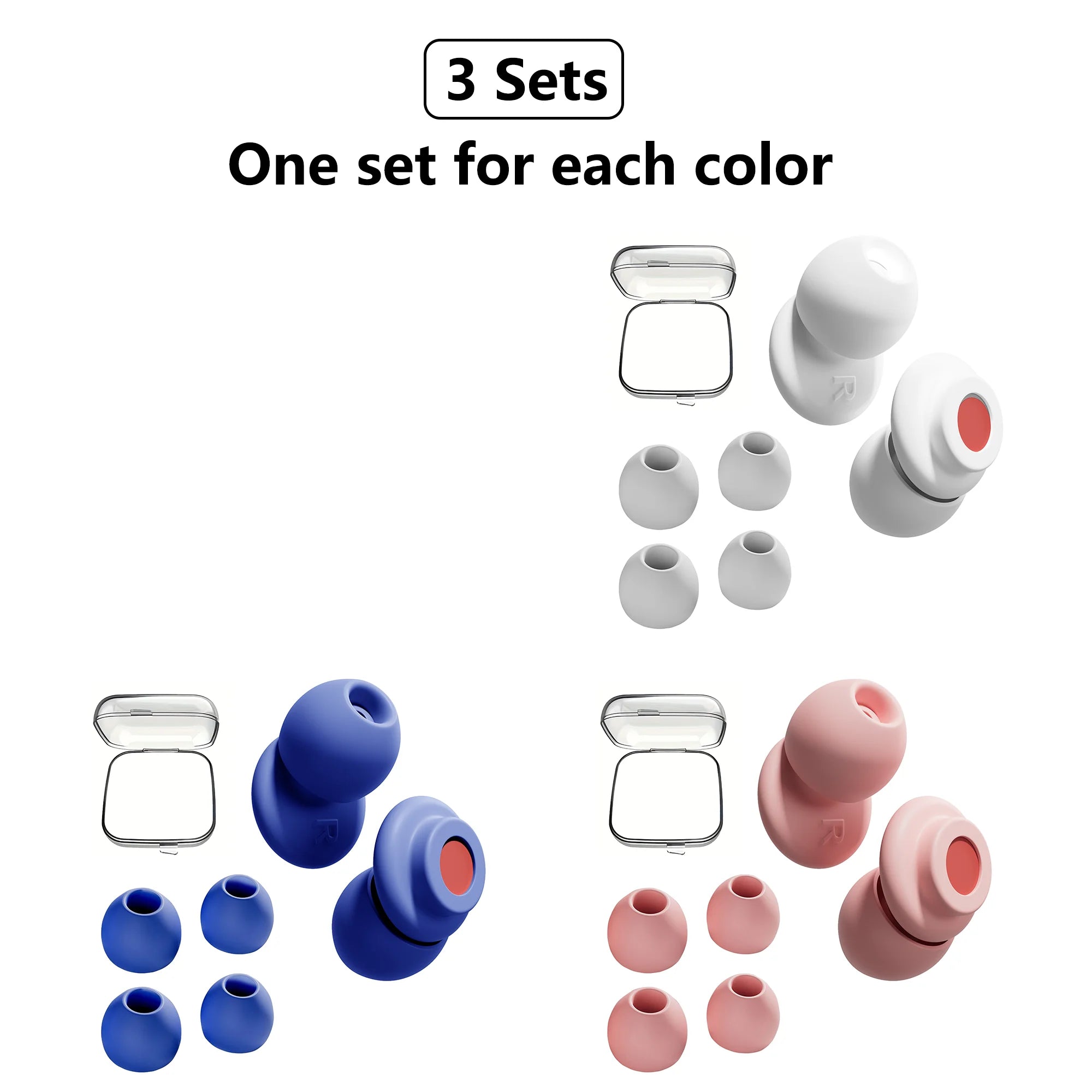 Nút Tai Silicone HUAK – Giảm Ồn, Ngủ Ngon, Tái Sử Dụng - Daisan Mart