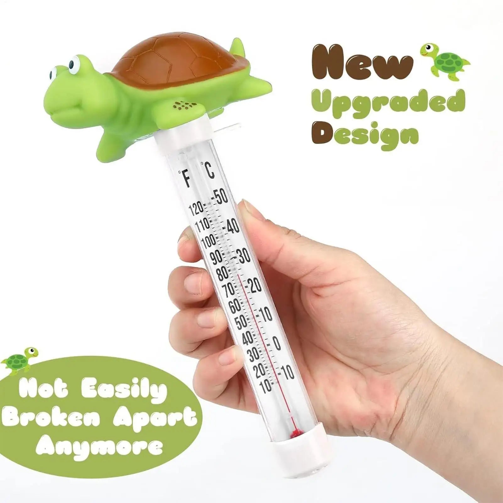 Nhiệt Kế Nước Hình Rùa Đáng Yêu Cho Bể Bơi, Tắm