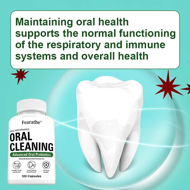Oral Cleanse Advanced Oral Probiotics for Bad Breath, Tonsil Stones, Teeth and Gum Health, Immune Health, Non-GMO - Daisan Mart