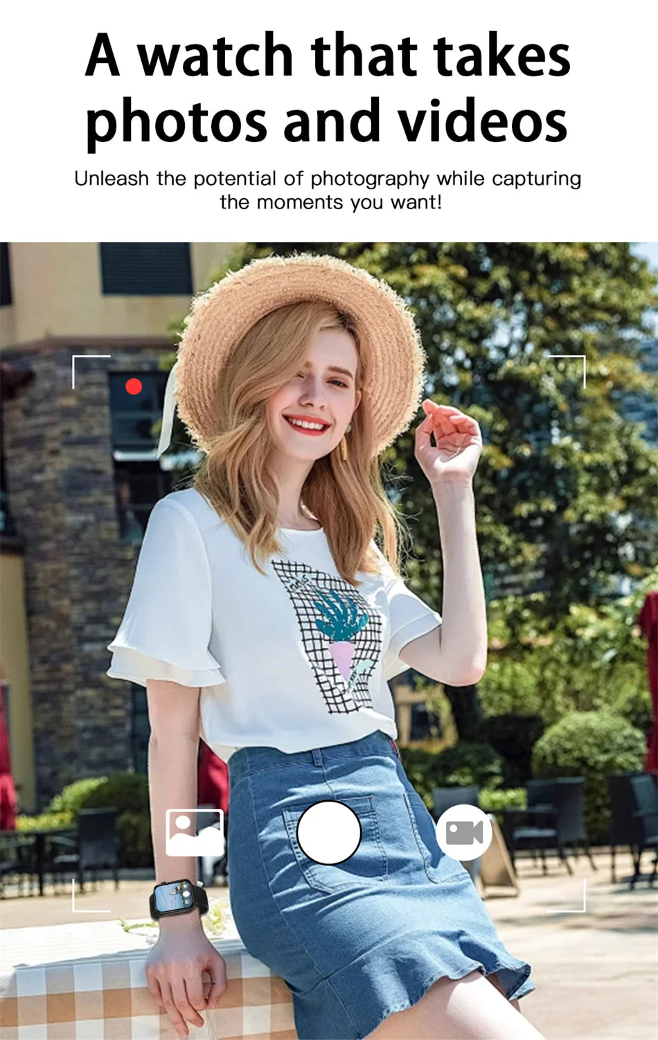 Smartwatch 2025 Photography, BT Calling, Multi-Sport