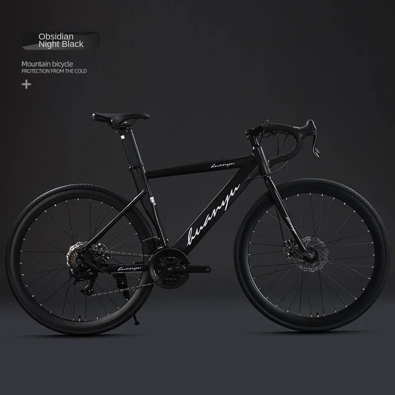 OVOZI New Bending-handle Variable Speed Windbreaker Road Bike Inside Track Racer 700C Male And Female Adult Student Disc Brakes - Daisan Mart