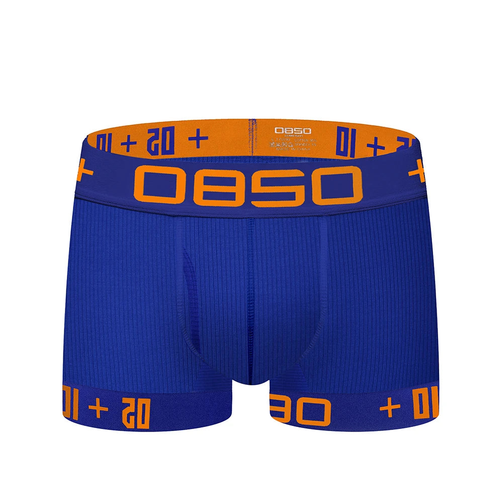 Men's Boxer Underwear Soft Cotton Sexy 3D Long