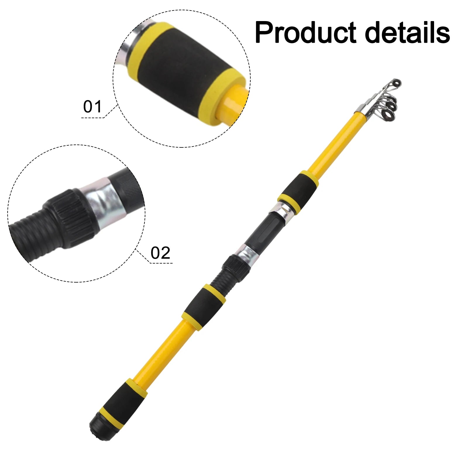 Bộ Cần Câu Cá Gọn Nhẹ - Rod Reel Combo Đầy Đủ