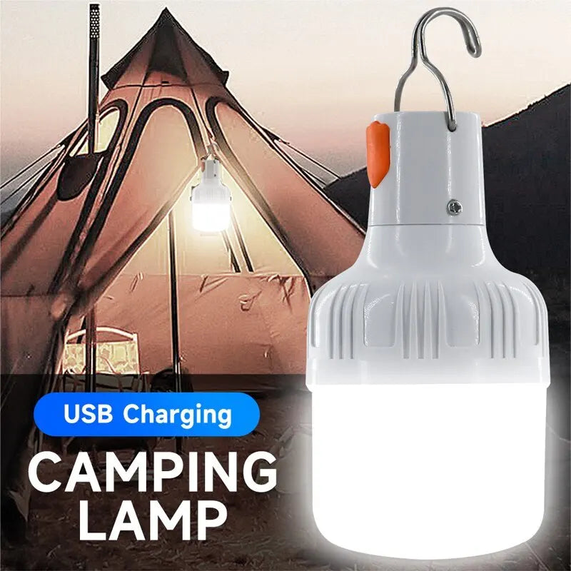 Super Bright Convenient USB Rechargeable LED Camping Light
