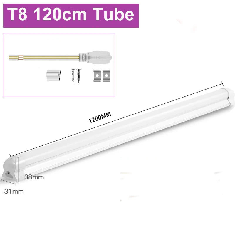 Đèn Tuýp LED T5 T8 90/120cm Lắp Tủ Bếp Văn Phòng Nhà