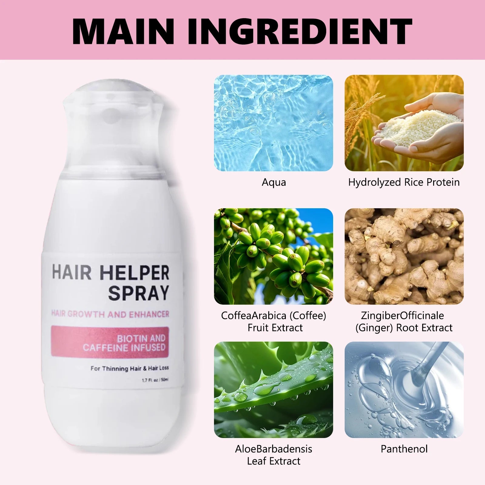 Xịt Dưỡng Tóc Phục Hồi, Giảm Rụng & Mềm Mượt