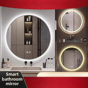 50CM Smart LED Mirror Anti-Fog Touch Wall Mounted