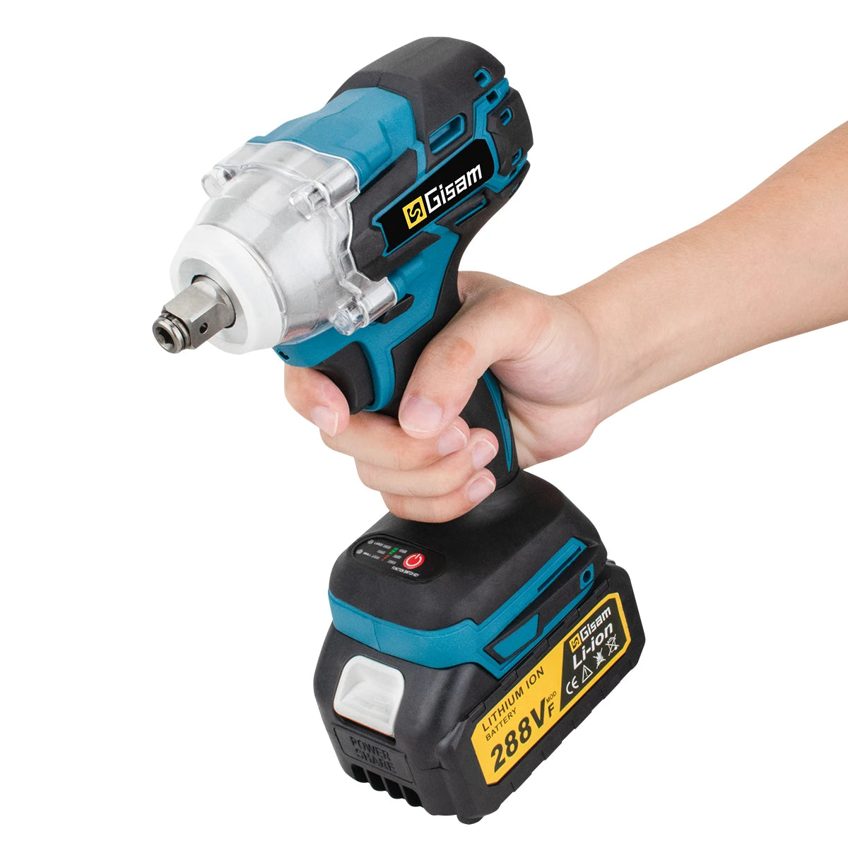 Máy Vặn Vít Điện Không Chổi Than Gisam 320N.M - Daisan Mart
