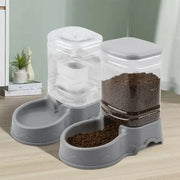 3.8L Automatic Pet Feeder Large Cat Dog Food Dispenser Water Fountain Drink Bowl - Daisan Mart