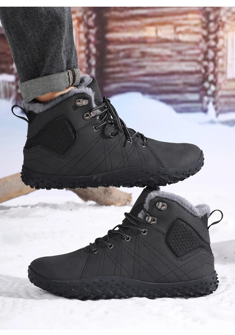 Zero Drop Warm Waterproof Unisex Winter Shoes