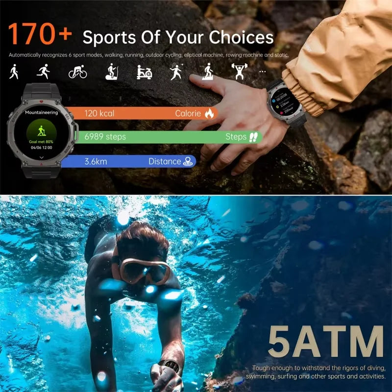 Đồng Hồ Thông Minh T-Rex 3 GPS AMOLED 5ATM Nam