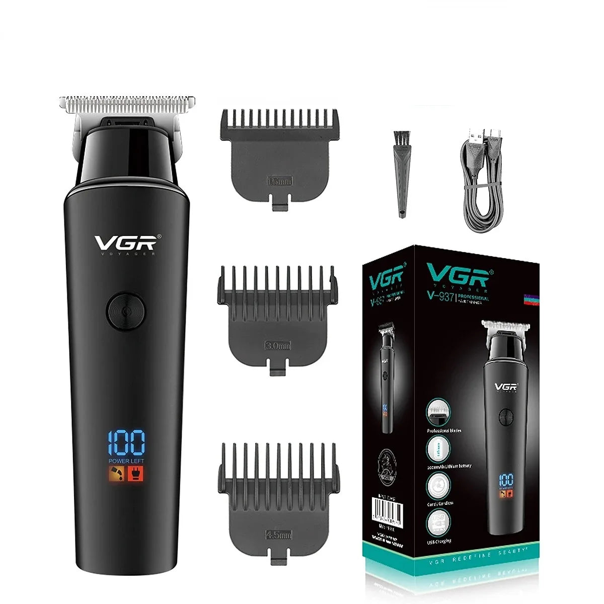 Máy Cắt Tóc VGR V-937 Chuyên Nghiệp Không Dây - Daisan Mart