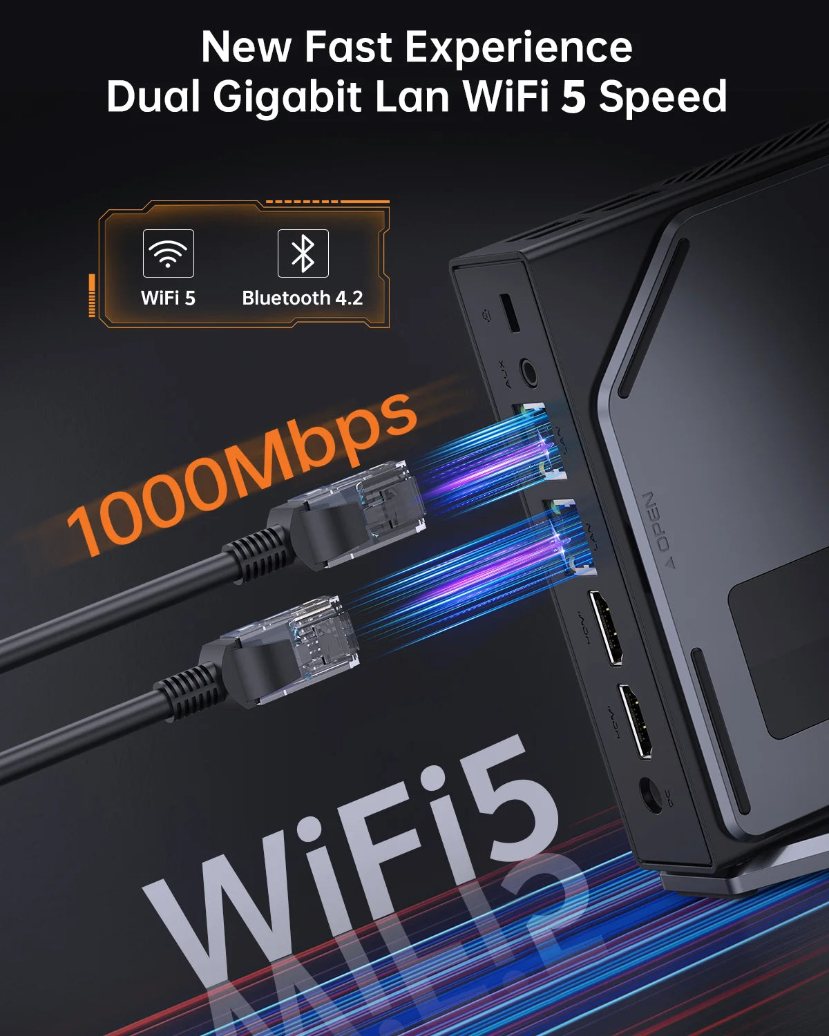 Alder N100 Super Speed ​​Mini PC - Gaming &amp; Dual Monitor