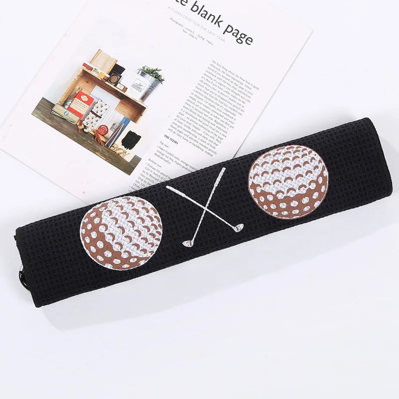 Super Absorbent Golf Towel with Sharp Logo Printing