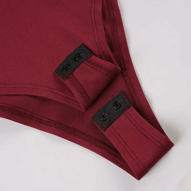 Bodysuit Đỏ Gợi Cảm SheStyle - Thời Trang Thu Đông 2025 - Daisan Mart