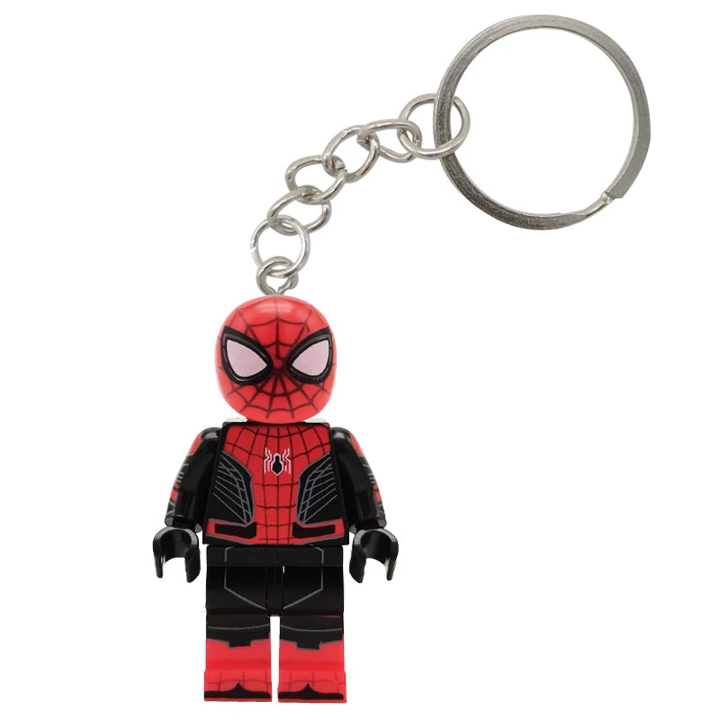 Lego Spider-Man Miles &amp; Gwen Cute Bag Keychain