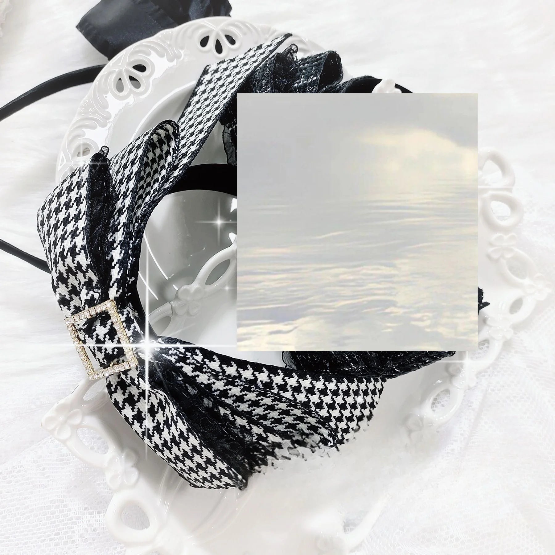 Vòng Đầu Chim Ngàn Ô - Phụ Kiện Tóc Kawaii Y2K