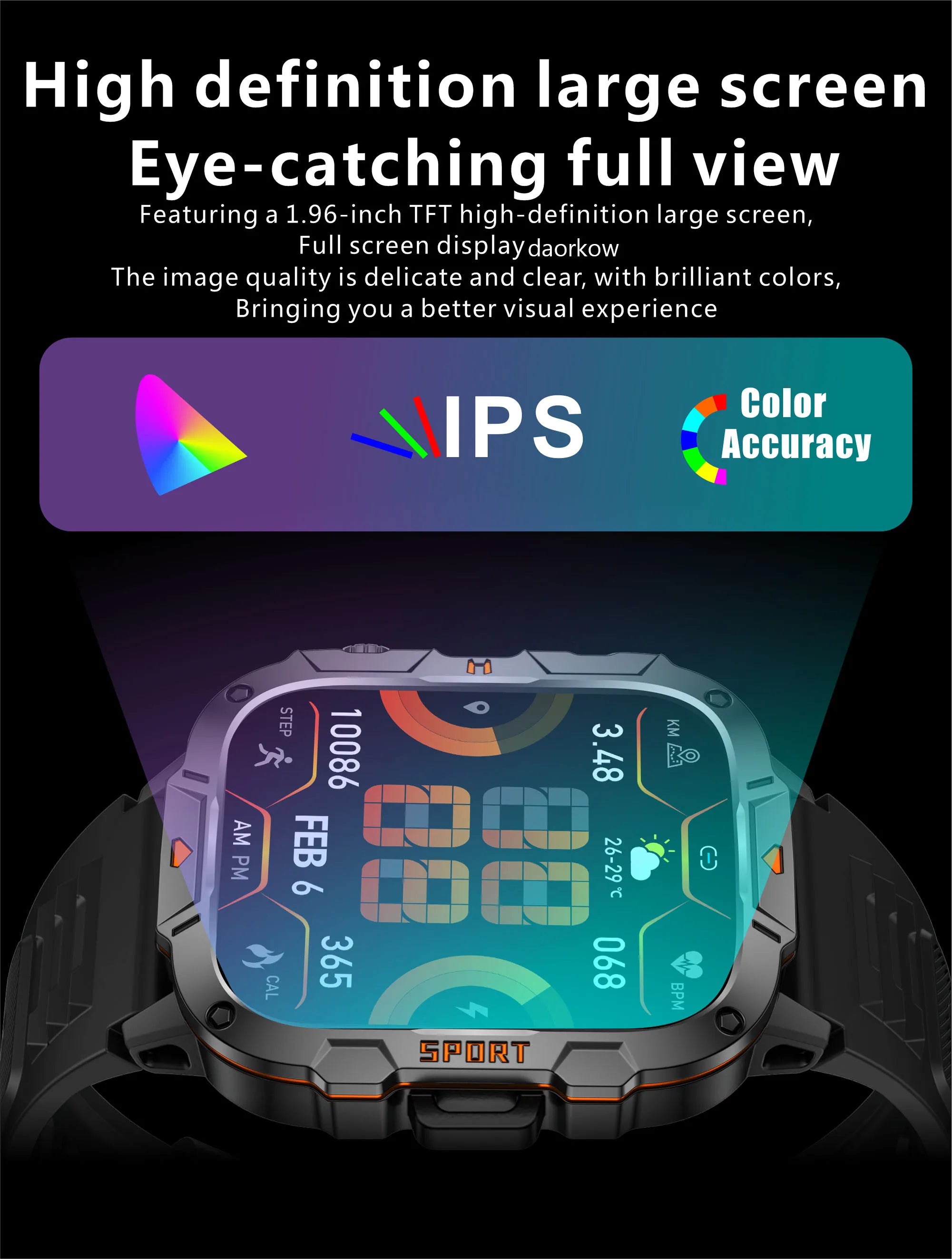 2025 Men's Watch - Waterproof LED Sports