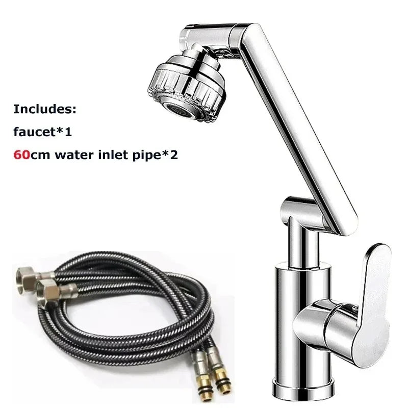 Dual Temperature Multi-Function Swivel Faucet for Kitchen &amp; Bath Sinks