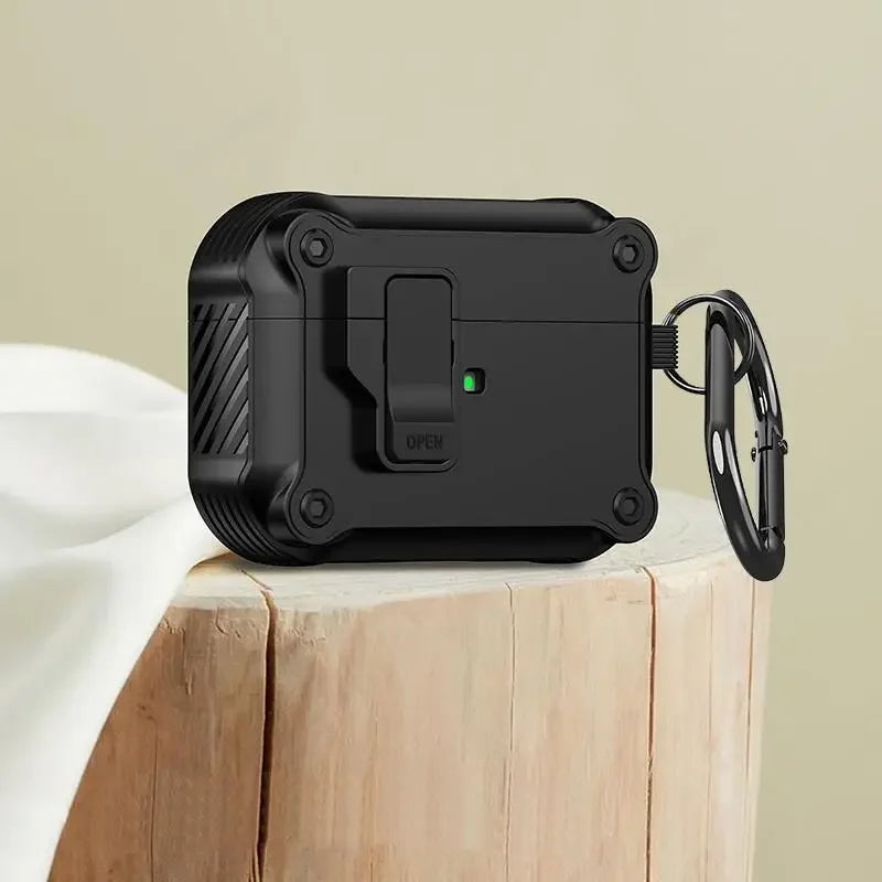 Ốp Khóa Bảo Vệ AirPods Pro 3 2025 Chống Sốc Kèm Móc - Daisan Mart