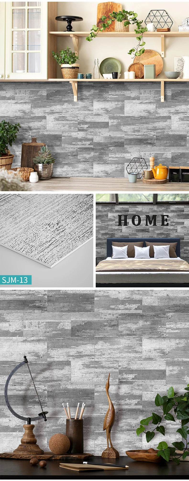 Waterproof Wall Panels - Removable Industrial Foam Decals, Moisture-Proof Matte PVC for Cafe Wall &amp; Commercial Space Decor