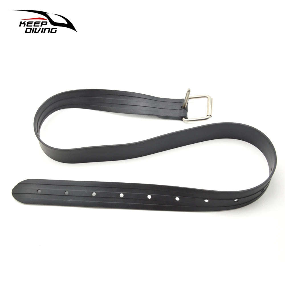 1.3M/1.5M/1.8M Freediving Diving Rubber Weight Belt With Stainless Steel RQuick Release Buckle BCD Accessories Diving Equipment